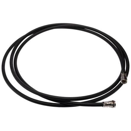 Koaxiální kabel, řada: Cable Assembly, Černá Vnější Polyvinylchlorid, A: Typ F Vnější 2 m Radiall
