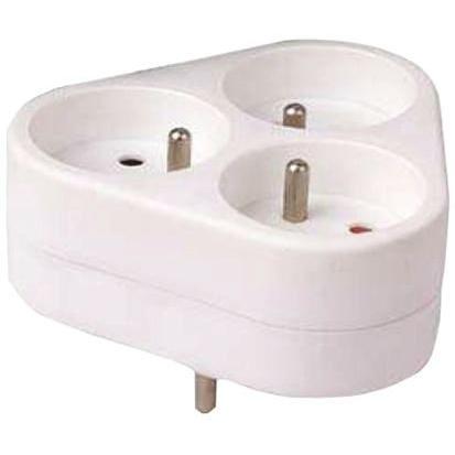 RS PRO Adaptér Evropa, 3cestný adaptér Evropa, Adaptér 16A