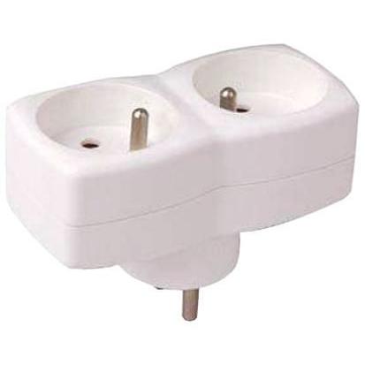RS PRO Adaptér Evropa, 2cestný adaptér Evropa, Adaptér 16A