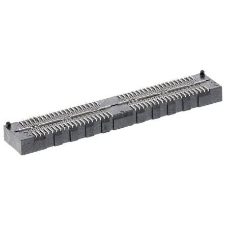 Patice PCB, řada: QSE, orientace těla: Rovný, rozteč: 0.8 mm Deska-deska, počet kontaktů: 80, počet řad: 2, Povrch