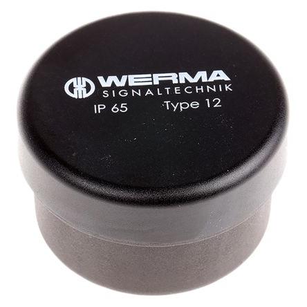 Werma, rozsah: 640 Zakončení Svorkovnice 24V ac barva pouzdra Černá základna 70 mm AC/DC IP65