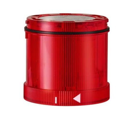 Werma, rozsah: 644 Maják barva čočky Červená Otáčecí LED Jednotka majáku 24V ac/dc barva pouzdra Červená základna 70 mm