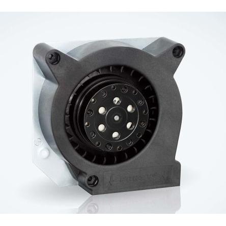 ebm-papst Odstředivý ventilátor, řada: RL 90 N Odstředivý, průtok vzduchu: 40 m³/h 230V ac AC 120.6 mm 120.6mm 37 mm