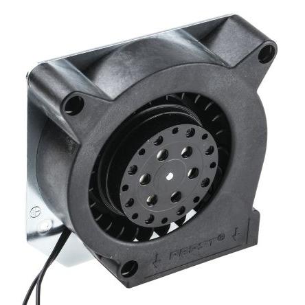 ebm-papst Odstředivý ventilátor, řada: RL 90 N Odstředivý, průtok vzduchu: 42 m³/h 115V ac AC 120.6 mm 120.6mm 37 mm