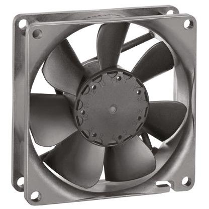 ebm-papst Axiální ventilátor, řada: 8400 N, průtok vzduchu: 58 m³/h 1.4 W 24V dc IP20 80 mm 80mm 25 mm