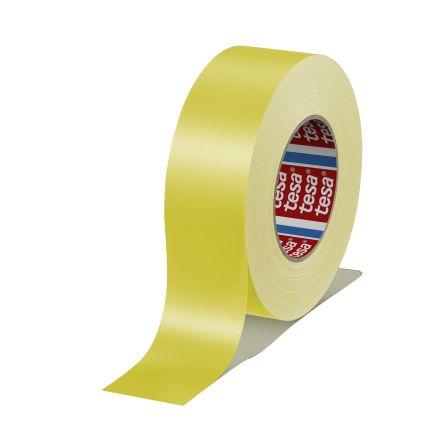 Textilní páska, název: 4688, Žlutá Polyetylen 2900 V 50mm x, délka: 50 m tloušťka 260 μm Tesa