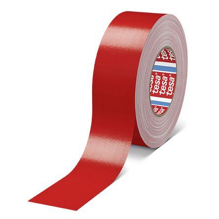 Textilní páska, název: 4688, Červená Polyetylen 2900 V 50mm x, délka: 50 m tloušťka 260 μm Tesa