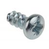 RS PRO Samořezný šroub, Lesklý zinek, Ocel hlavice Kónická, délka: 6 mm