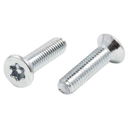 RS PRO Bezpečnostní šroub, Lesklý zinek Zapuštěná hlavice, Ocel, M3, délka: 12 mm