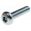 RS PRO Bezpečnostní šroub, Lesklý zinek Kónická hlavice, Ocel, M5, délka: 20 mm