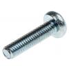 RS PRO Bezpečnostní šroub, Lesklý zinek Kónická hlavice, Ocel, M5, délka: 20 mm