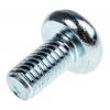 RS PRO Bezpečnostní šroub, Lesklý zinek Kónická hlavice, Ocel, M6, délka: 12 mm