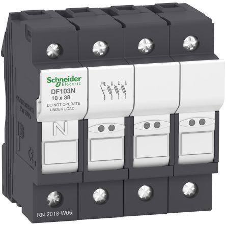 Držák pojistek s montáží na lištu DIN 32A 690V ac Schneider Electric 10 x 38 mm 3pólový
