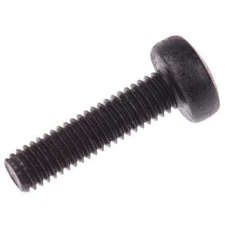 RS PRO Šroub s nízkou půlkulovou hlavou Pozidriv, Černá pasivovaná, Ocel hlavice Kónická 12 mm