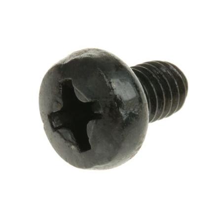 RS PRO Šroub s nízkou půlkulovou hlavou Pozidriv, Černá pasivovaná, Ocel hlavice Kónická 6 mm