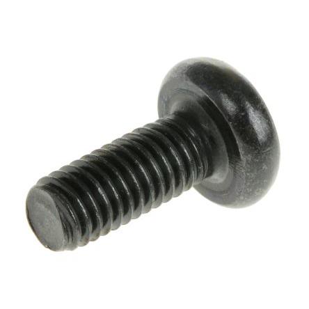 RS PRO Šroub s nízkou půlkulovou hlavou Pozidriv, Černá pasivovaná, Ocel hlavice Kónická 12 mm