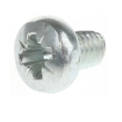 RS PRO Samořezný šroub, Lesklý zinek, Ocel hlavice Kónická, délka: 10 mm