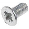 RS PRO Samořezný šroub, Lesklý zinek, Ocel hlavice Zapuštěná, délka: 8 mm