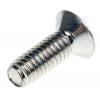 RS PRO Samořezný šroub, Lesklý zinek, Ocel hlavice Zapuštěná, délka: 12 mm