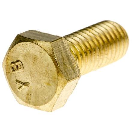 RS PRO Šroub s vnitřním šestihranem, Obyčejný, Mosaz, M8, délka: 20 mm