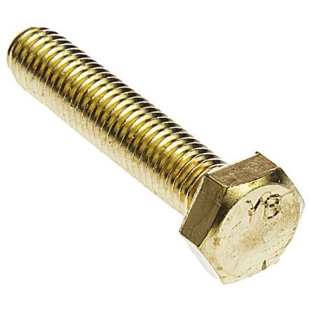 RS PRO Šroub s vnitřním šestihranem, Obyčejný, Mosaz, M8, délka: 40 mm