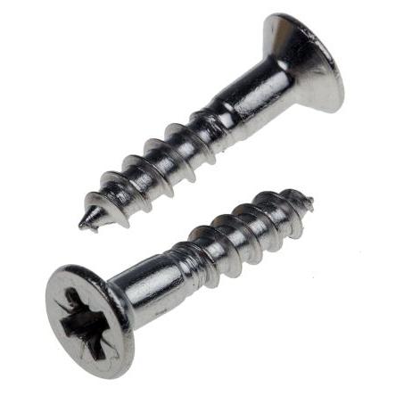 RS PRO Vrut Pozidriv, Obyčejný, Nerezová ocel Zapuštěná hlavice, Metrické, délka: 20 mm