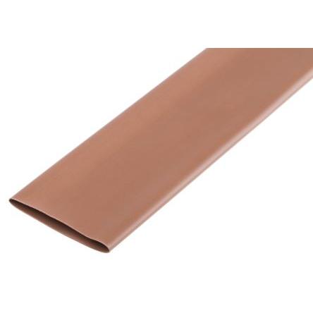 RS PRO Teplem smrštitelné bužírky průměr 38 mm Hnědá smršťovací poměr 2:1 Polyolefin 1.2m