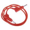Staubli Zkušební kabel s konektorem, Červená 32A, délka kabelů: 1 m, 600V, Polyvinylchlorid, úroveň kategorie: CAT 0,