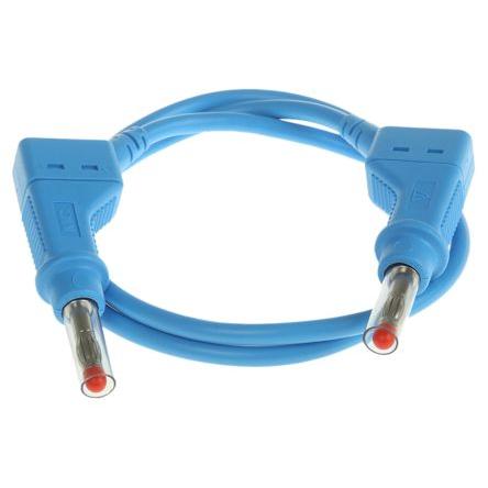 Staubli Zkušební kabel s konektorem, Modrá 32A, délka kabelů: 500 mm, 600V, Polyvinylchlorid, úroveň kategorie: CAT 0,
