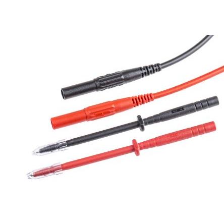 Kabely pro multimetry 21284 Sada zkušebních vodičů, délka kabelů: 1 m Staubli, úroveň kategorie: CAT 0, CAT II 32A