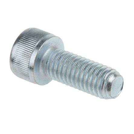 RS PRO Šroub s vnitřním šestihranem, Obyčejný, Ocel hlavice Vnitřní šestihran, M8, M8, délka: 20 mm