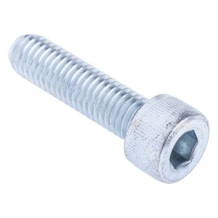 RS PRO Šroub s vnitřním šestihranem, Obyčejný, Ocel hlavice Vnitřní šestihran, M8, M8, délka: 30 mm
