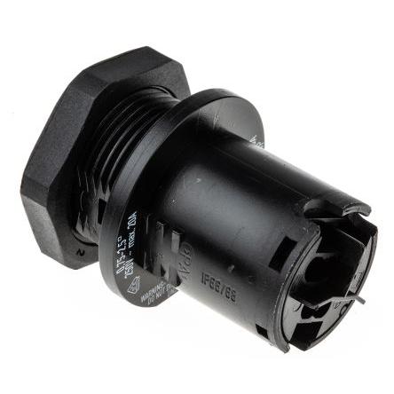 Wieland Konektor pro osvětlení, řada: RST20i3 Kabel Vnitřní Kulatý Objímka 20A, IP68 barva Černá, formát pólů: 3