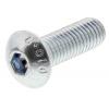 RS PRO Šroub s vnitřním šestihranem, Lesklý zinek, Ocel hlavice Vypouklý s vnitřním šestihranem, M5, M5, délka: 16 mm