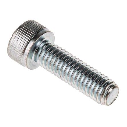 RS PRO Šroub s vnitřním šestihranem, Leskle pozinkovaný, Ocel hlavice Vnitřní šestihran, M6, M6, délka: 20 mm