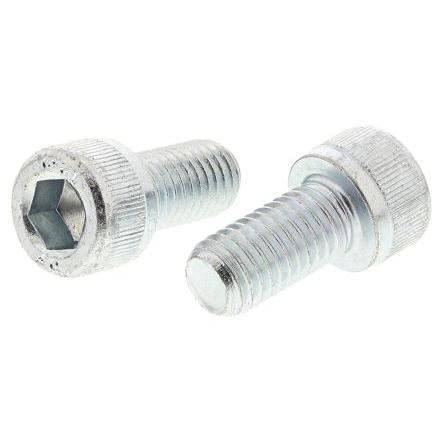 RS PRO Šroub s vnitřním šestihranem, Leskle pozinkovaný, Ocel hlavice Vnitřní šestihran, M10, M10, délka: 20 mm