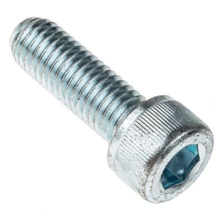 RS PRO Šroub s vnitřním šestihranem, Leskle pozinkovaný, Ocel hlavice Vnitřní šestihran, M10, M10, délka: 25 mm