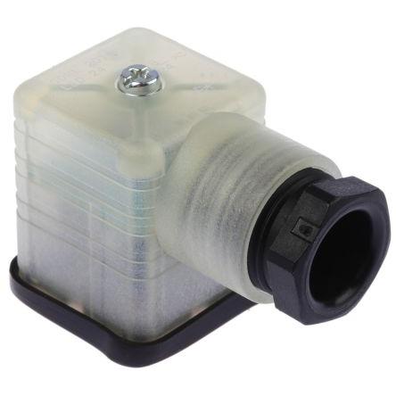 Hirschmann Konektor elektromagnetického ventilu, řada: GDML, formát pólů: 2P+E DIN 43650 A, Šroubová svorka velikost