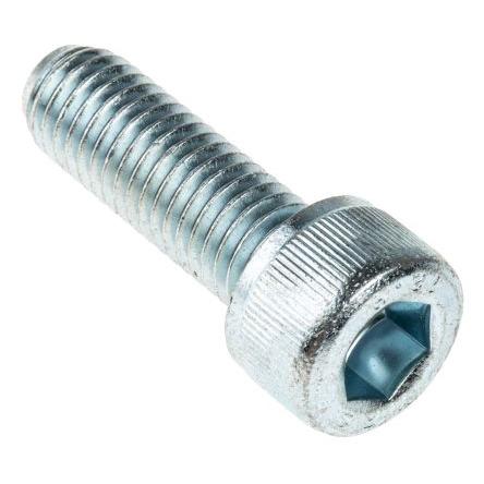 RS PRO Šroub s vnitřním šestihranem, Leskle pozinkovaný, Ocel hlavice Vnitřní šestihran, M10, M10, délka: 30 mm