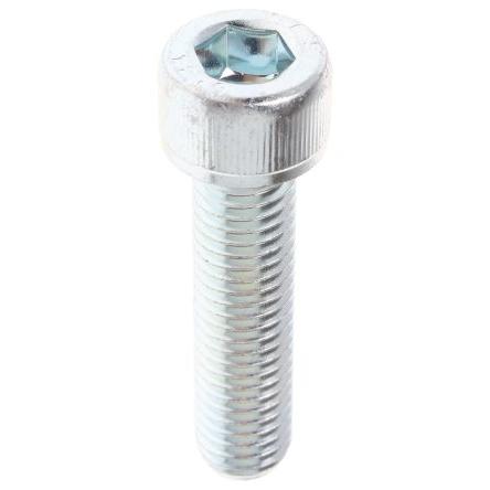 RS PRO Šroub s vnitřním šestihranem, Leskle pozinkovaný, Ocel hlavice Vnitřní šestihran, M10, M10, délka: 40 mm