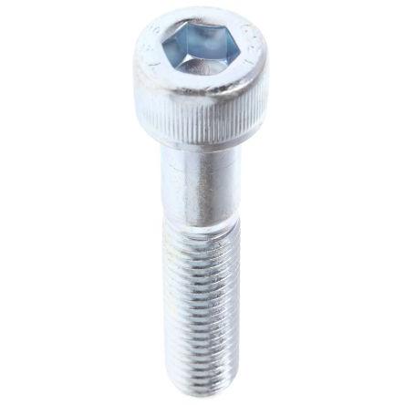 RS PRO Šroub s vnitřním šestihranem, Leskle pozinkovaný, Ocel hlavice Vnitřní šestihran, M10, M10, délka: 50 mm