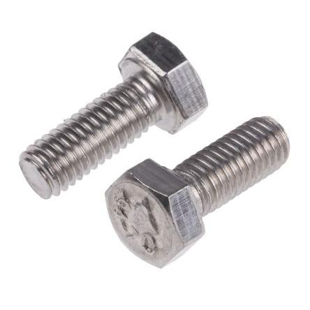 RS PRO Šroub s vnitřním šestihranem, Obyčejný, Nerezová ocel, M5, délka: 12 mm