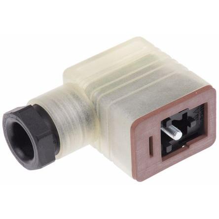 Hirschmann Konektor elektromagnetického ventilu, řada: GML, formát pólů: 2P+E DIN 43650 B, Šroubová svorka velikost