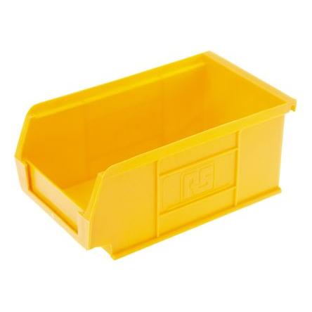 Skladovací zásobník barva Žlutá Polypropylen Přenosné 76 mm x 101 mm x 167 mm RS PRO