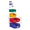 Skladovací zásobník barva Červená Polypropylen Přenosné 180 mm x 419 mm x 376 mm RS PRO