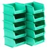 Skladovací zásobník barva Zelená Polypropylen Přenosné 50 mm x 100 mm x 90 mm RS PRO