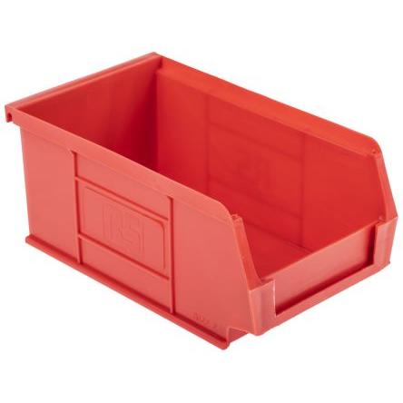 Skladovací zásobník barva Červená Polypropylen Přenosné 76 mm x 101 mm x 167 mm RS PRO