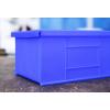 Skladovací zásobník barva Modrá Polypropylen Přenosné 76 mm x 101 mm x 167 mm RS PRO