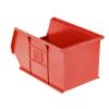 Skladovací zásobník barva Červená Polypropylen Přenosné 130 mm x 150 mm x 240 mm RS PRO