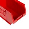 Skladovací zásobník barva Červená Polypropylen Přenosné 130 mm x 150 mm x 240 mm RS PRO